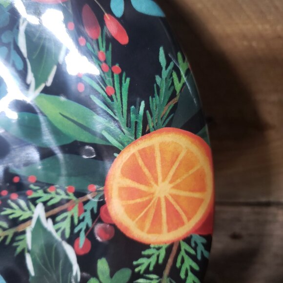 Robert Stanley Home for Christmas Melamine Dinner Plate NWT - Picture 3 of 5